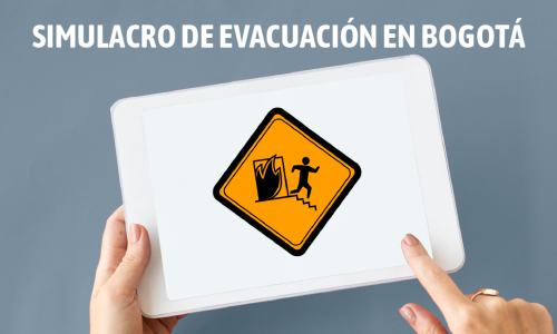 Simulacro de evacuación Bogotá